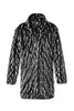 Shawl Collar Faux Fur